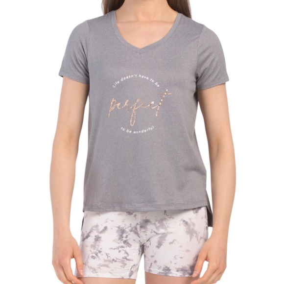 Danskin Other - New Danskin Women's Tee & Biker Shorts Pajamas Set